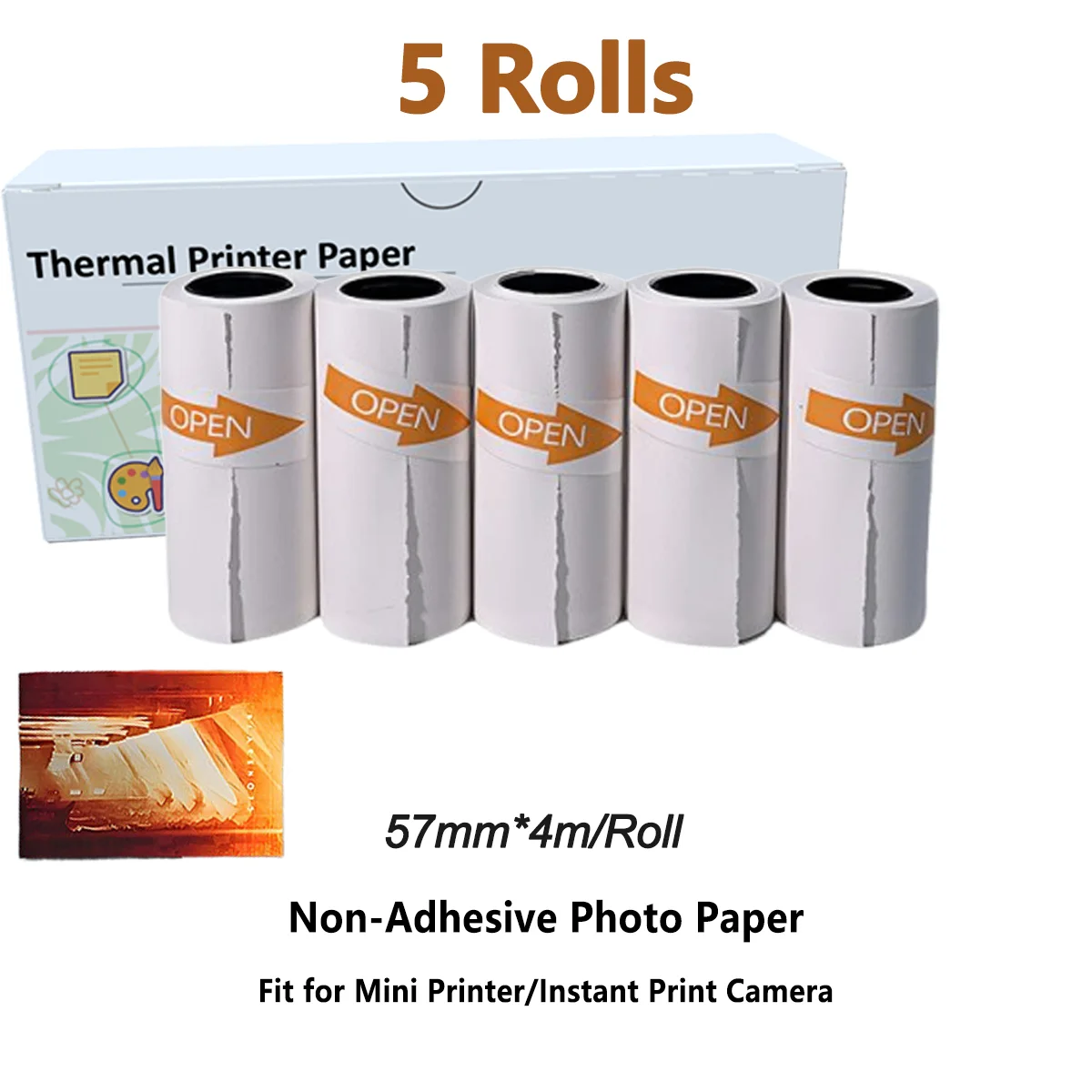 

Термобумага 57 мм для детской камеры