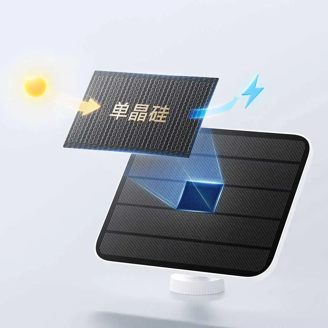Уличная Камера Xiaomi 2024 Солнечная Панель Совместимая С Фотоэлектрическим