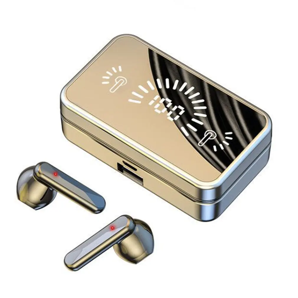 

S20 Wireless 5.0 Earphones Stereo Sports Waterproof Wireless Earphones Mirror Digital Display 2000mAh Charging Box Earphones