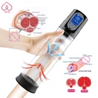 Электрический насос для пениса, секс-игрушки для мужчин, Мужской мастурбатор, удлинитель пениса, вакуумный насос для пениса, увеличитель мужского пениса, Т-образный увеличитель