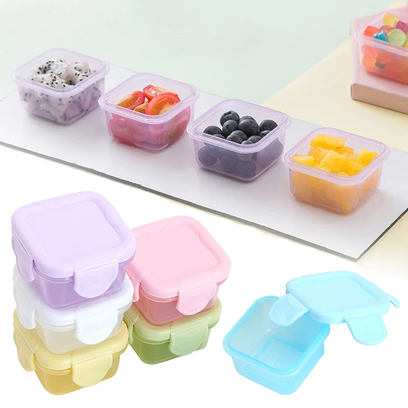 

Simple Home Storage Kitchen Containers Moisture Food Small Plastic Restaurant Sampling Fresh Preservation Transparent Sealed box
