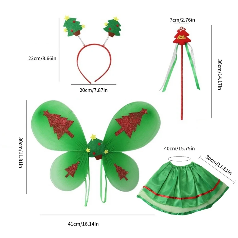 Повязка на голову с крыльями бабочки и феи пачка нарядное платье комплект костюм