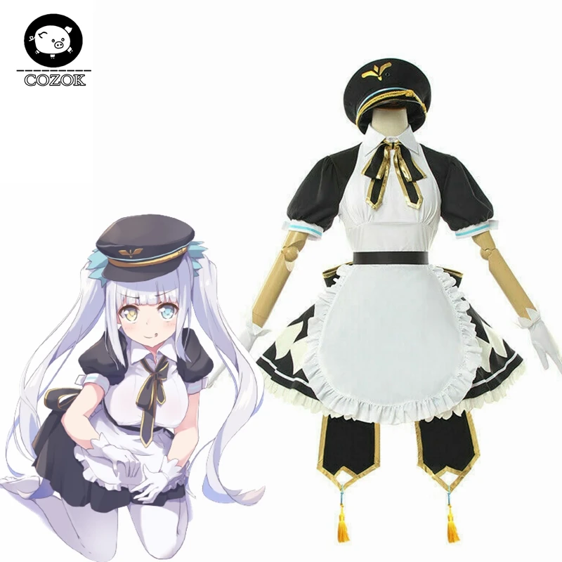 Виртуальный идол Кагура Меа Косплей Костюм проект YouTuber Paryi Хэллоуин Рождество наряды карнавал