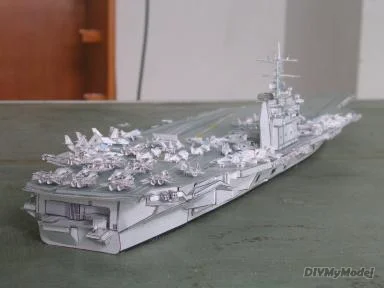 

DIYMyModeI 1:700 USS Harry S. Truman CVN-75 Aircraft Carrier DIY Handcraft Paper Model Kit Puzzles Handmade Toy DIY