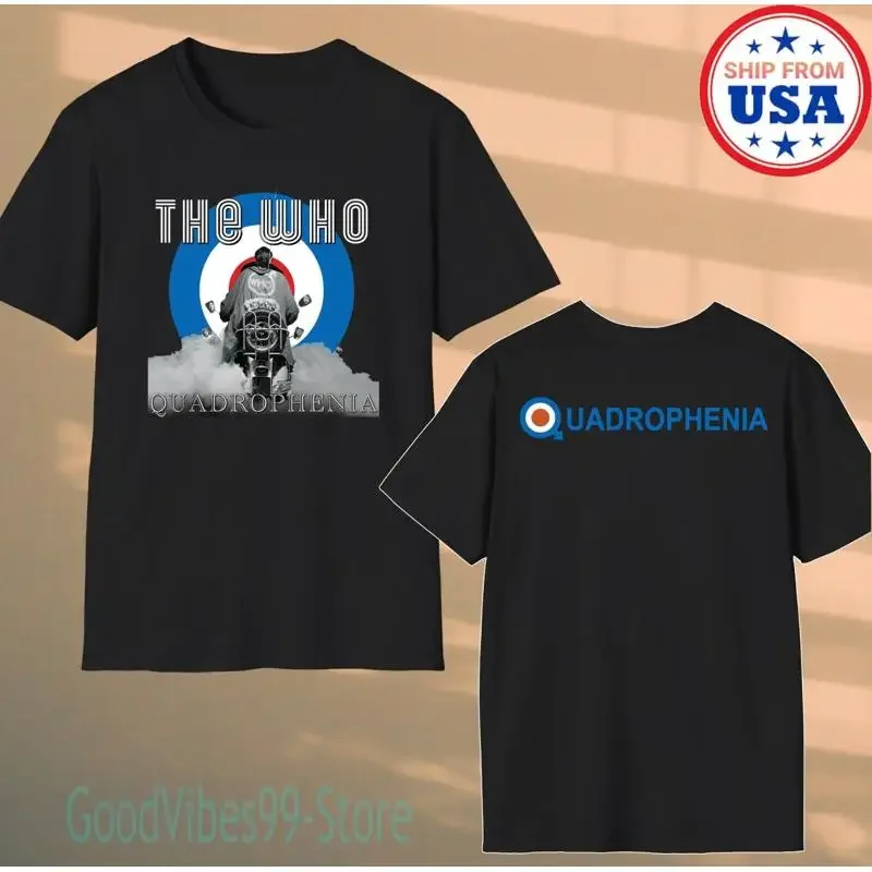 Фото Мужская черная футболка The Who Quadrophenia, размеры S-5XL №1