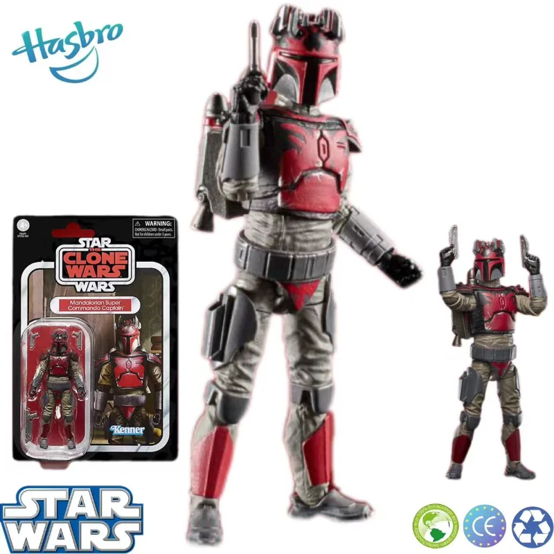 

Hasbro черная серия Звездные войны Клон войн мандалор супер-Коммандо 3,75 дюймов оригинальная экшн-модель в подарок