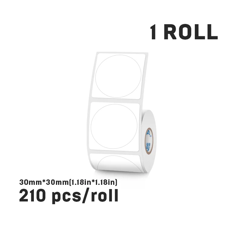 

Круглые самоклеющиеся этикетки Sinmark 30 мм, белый, желтый, светло-голубой, зеленый, розовый, светло-фиолетовый