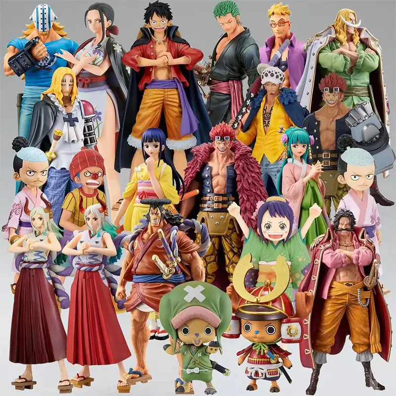 

Оригинальная фигурка BNANDAI BANPRESTO, один предмет, DXF, большой маршрут, Роджер Луффи, раньше, аниме, модели игрушек