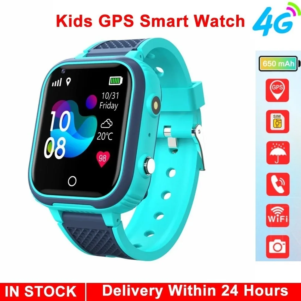 

Оригинальные детские Смарт-часы LT21 4G GPS WIFI Видеозвонок SOS IP67 водонепроницаемые детские часы камера монитор трекер местоположение телефон ча...