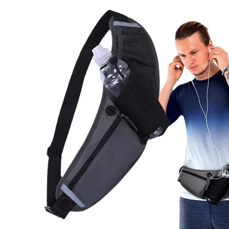 

Waist Bag Running Bag Waterproof Sports Belt Gym Bag Portable Lightweight Hydration Belt Water Bottle Hip Waist Pack
