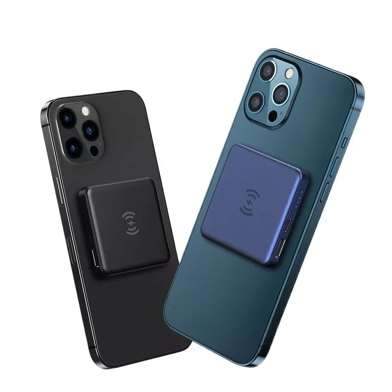 

2023New Power Bank Wireless Charging for iPhone Powerbank External Battery Portable Charger Auxiliary Battery