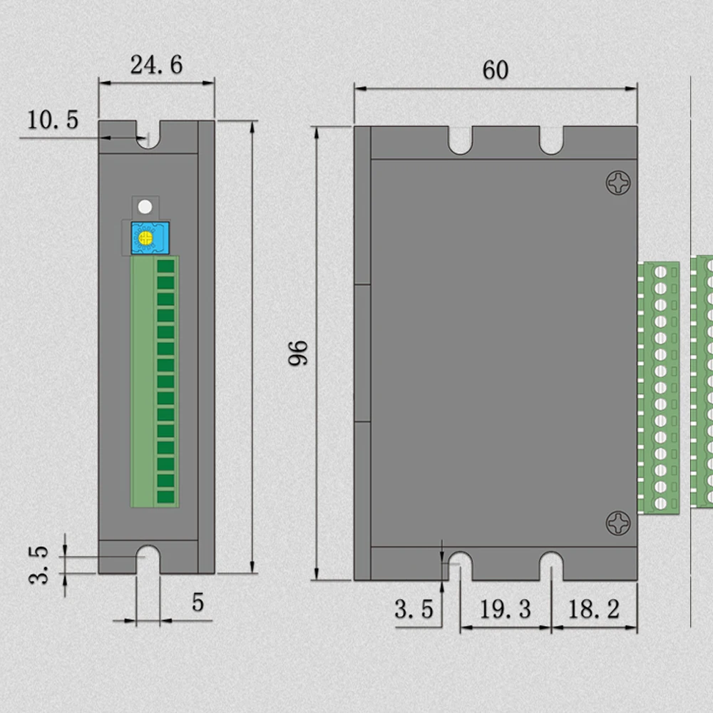 Драйвер BLDC Бесщеточный драйвер двигателя постоянного тока 12 В/24 В/36 В 120 Вт