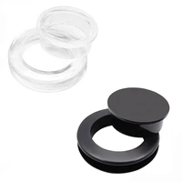 2 pcs 61mm silicone umbrella hole ring plug and cap set for glass outdoors patio table deck yard