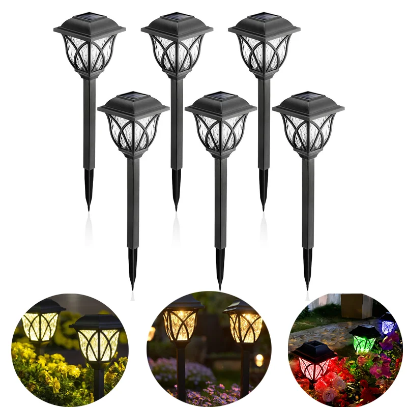 

500 Lumen LED Lights Smart Sensor Lamps Outdoor LED Powered Garden Decoration Solar Light for Village Patio Lawn Pathway