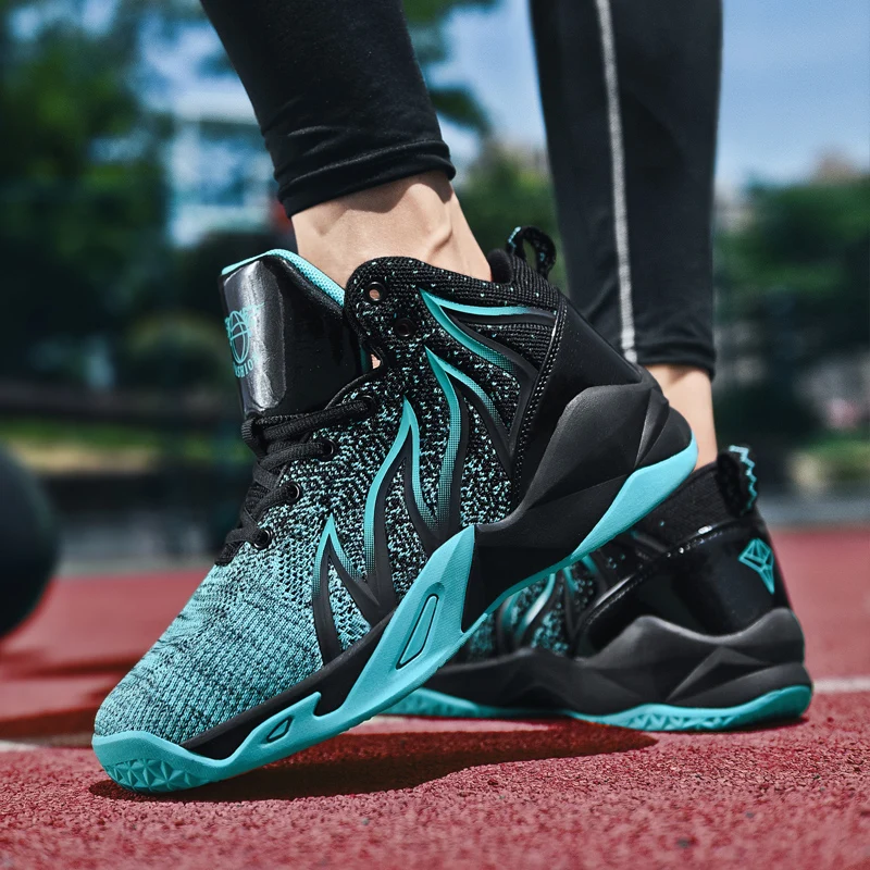 Men's Basketball Shoes Cushioning Durable Sole Sports Shoes Men Light Basketball Sneakers Non-slip Sneakers Women Gym Boots