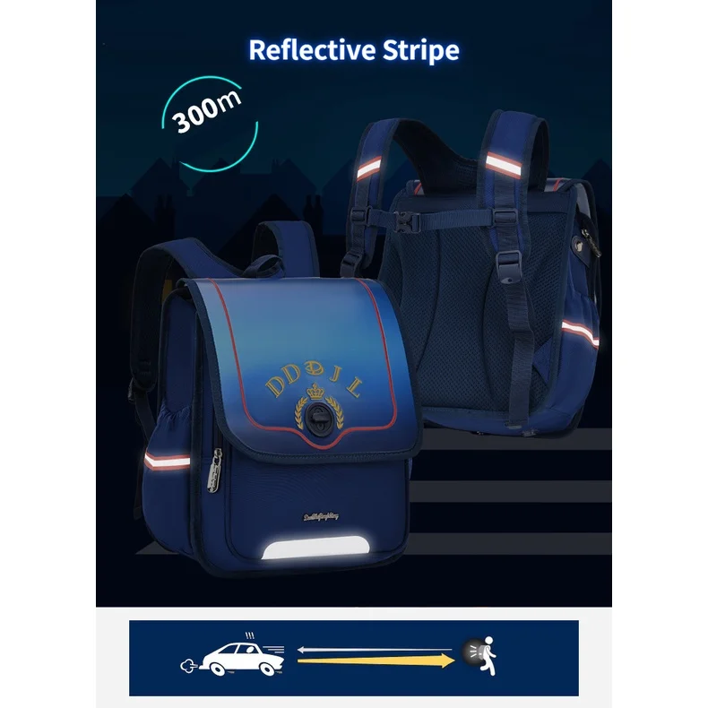 Primary School Students Grade 1-4 Gradient Color Backpacks for Girl Boy 2022 New Children Fashion Large Capacity Schoolbags Hot