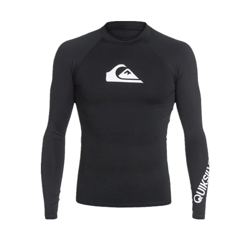 Swimming T-shirt Men UV Protection Beach Rash Guard Swimwear Diving Tops Wear Rashguard Long Sleeve Surfing Swimsuit Surf Shirts