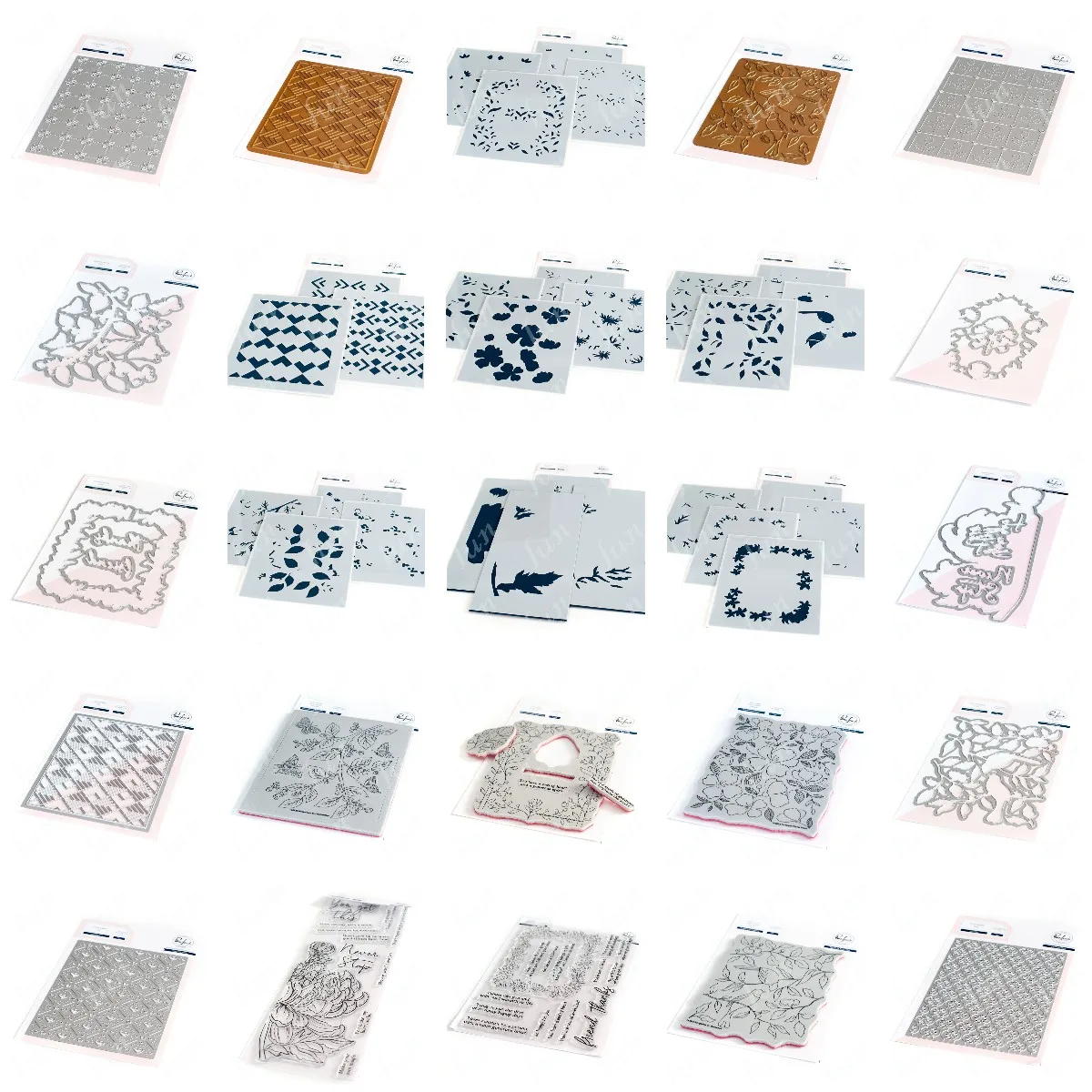 Весенние штампы с цветочным принтом и цепочкой, штампы в клетку, штампы с бабочками, трафареты из горячей фольги для творчества, бумажные поздравительные открытки, Раскрашивание