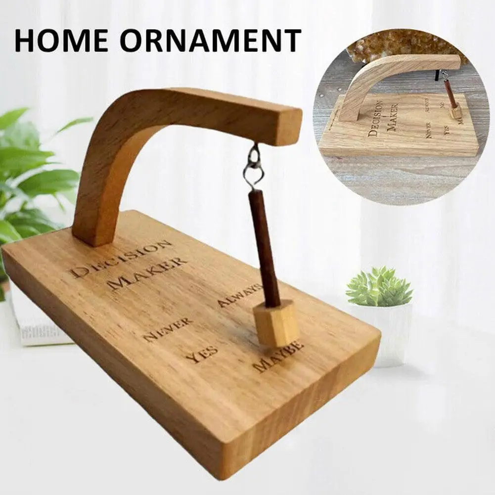 

Magic Wooden Decision Maker Magnetic Pendulum Wood Decision Maker Fun And Unique Executive Office Decoration Home Decoration