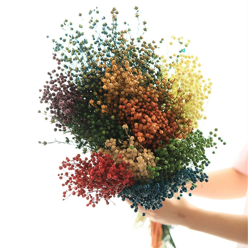 

Dried Linen Grass Decor Real dry bouquets Flowers Wedding DIY Bohemian Natural Bouquet For Home Flowers Arrangement DIY Candle