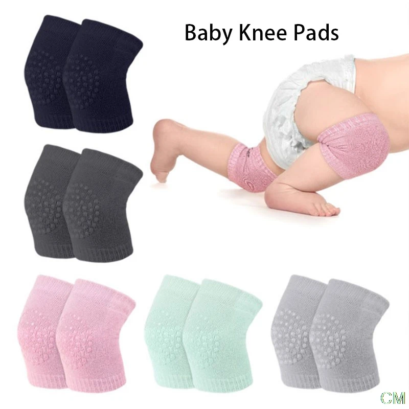 

Cotton Baby Knee Pads Protector Kids Crawling Elbow Cushion Anti Slip Crawl Children Short Kneepad Infants Baby Kneecap Socks