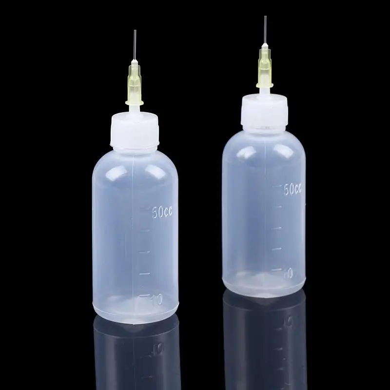 

50ml Empty E-liquid Plastic Rosin Flux Alcohol Bottle For Dispenser Rosin Solder Flux Paste