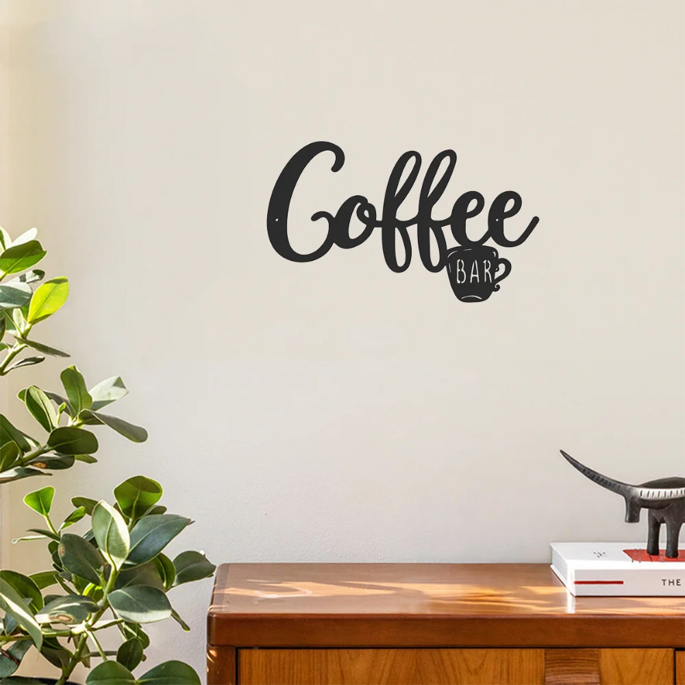 Металлический Настенный Знак Подвески Для Кофейни Уютное Притяжение