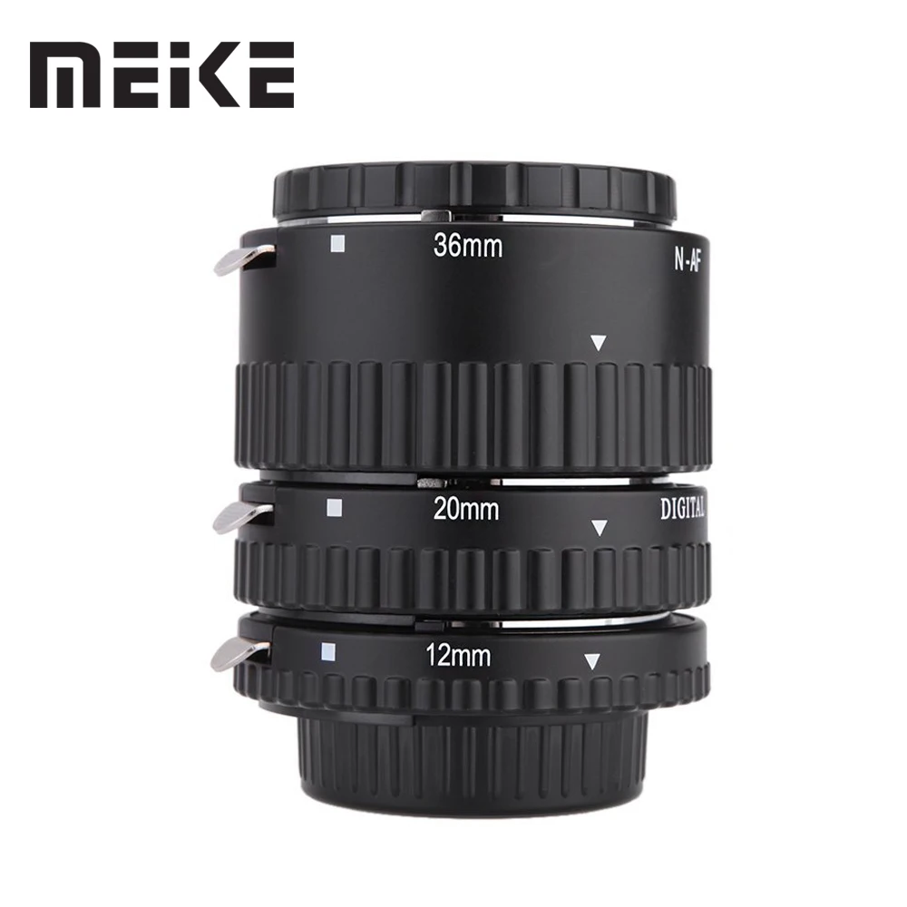 

Meike Auto Focus Macro Extension Tube Set Ring N-AF1-B For Nikon D7100 D7200 D7000 D5200 D5300 D3100 D3300 D800 D600 D90 D80