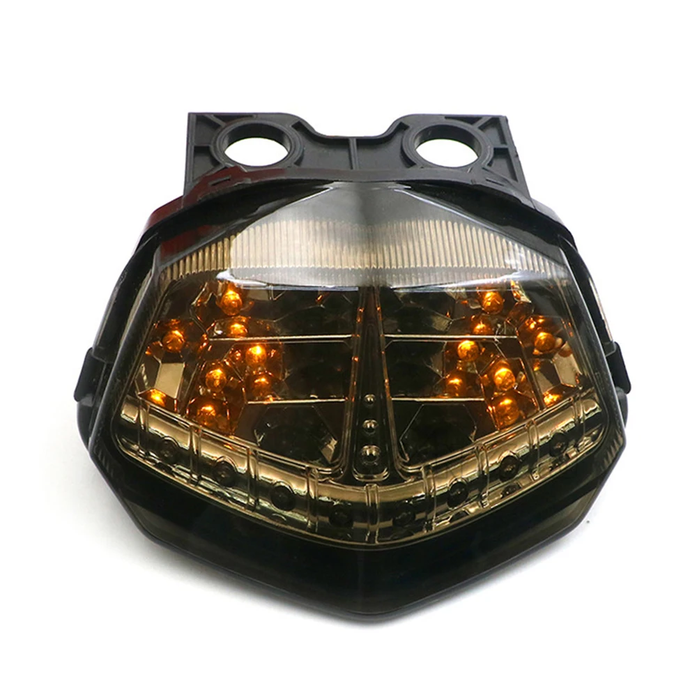 

Для Kawasaki Ninja 250 R 250R EX250 2008 2009 2010 2011 2012 хромированный задний фонарь, стоп-сигнал, сигналы поворота, встроенная светодиодная лампа