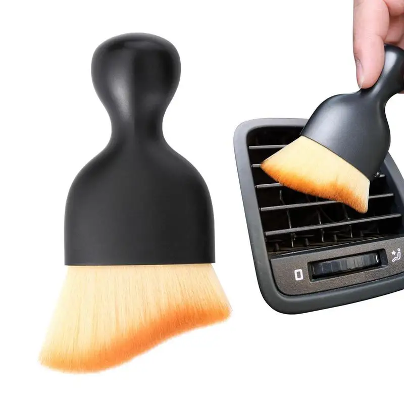 

Car Interior Cleaning Tool Brush Soft Bristle Air Conditioner Air Outlet Gap Dust Removal Durable For Washing Car Windows