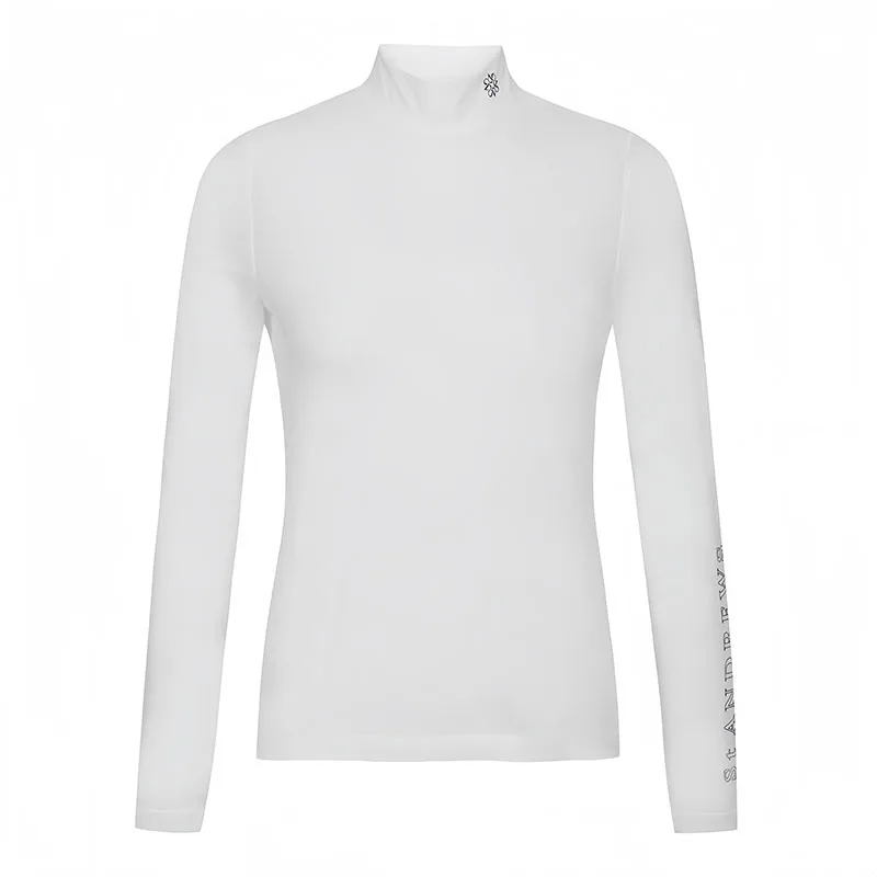 ST ANDREWS 2024 осенняя новая женская одежда для гольфа легкая полуводолазка