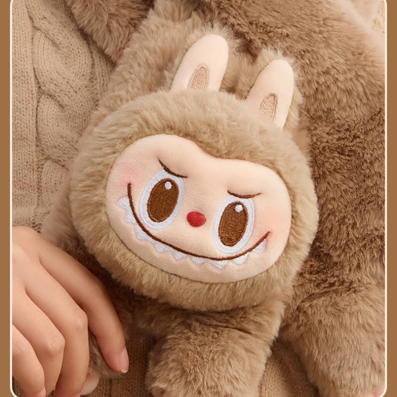 Labubu теплая серия шарф шапка перчатки пушистые наушники милая периферия зима