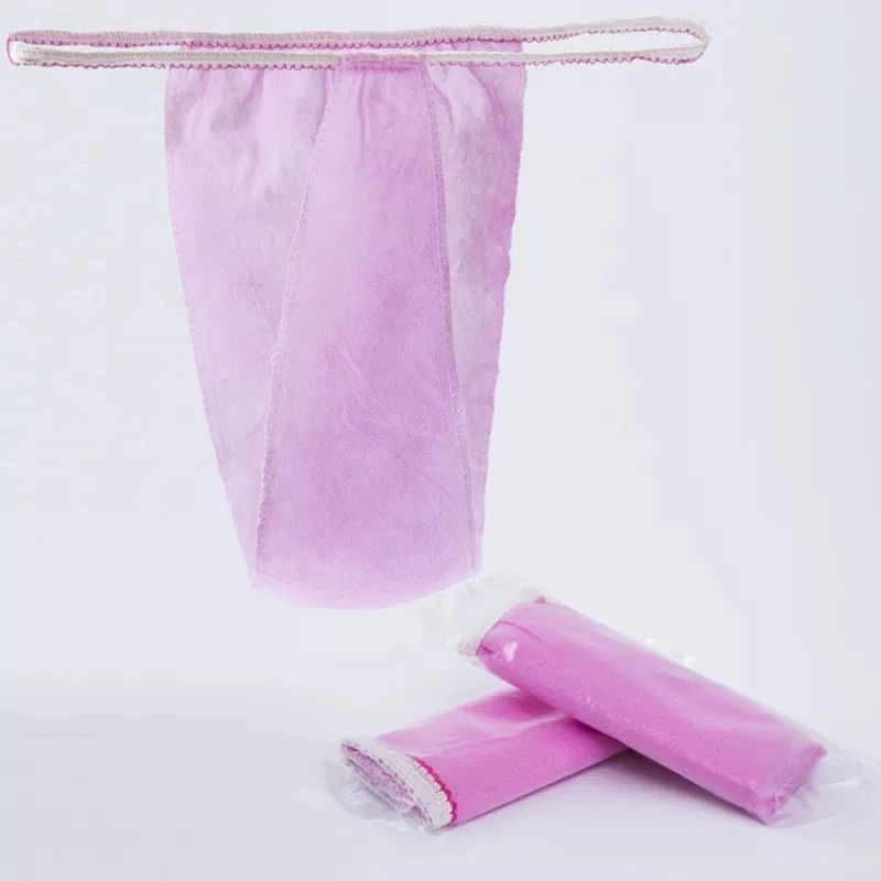

Disposable thong women sweat steaming beauty salon non-woven sexy breathable sauna paper panties disposable underwear for women