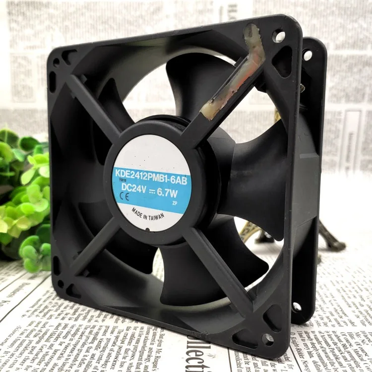 

Brand new original KDE2412PMB1-6AB 24V 6.7W 12cm 12038 frequency conversion fan
