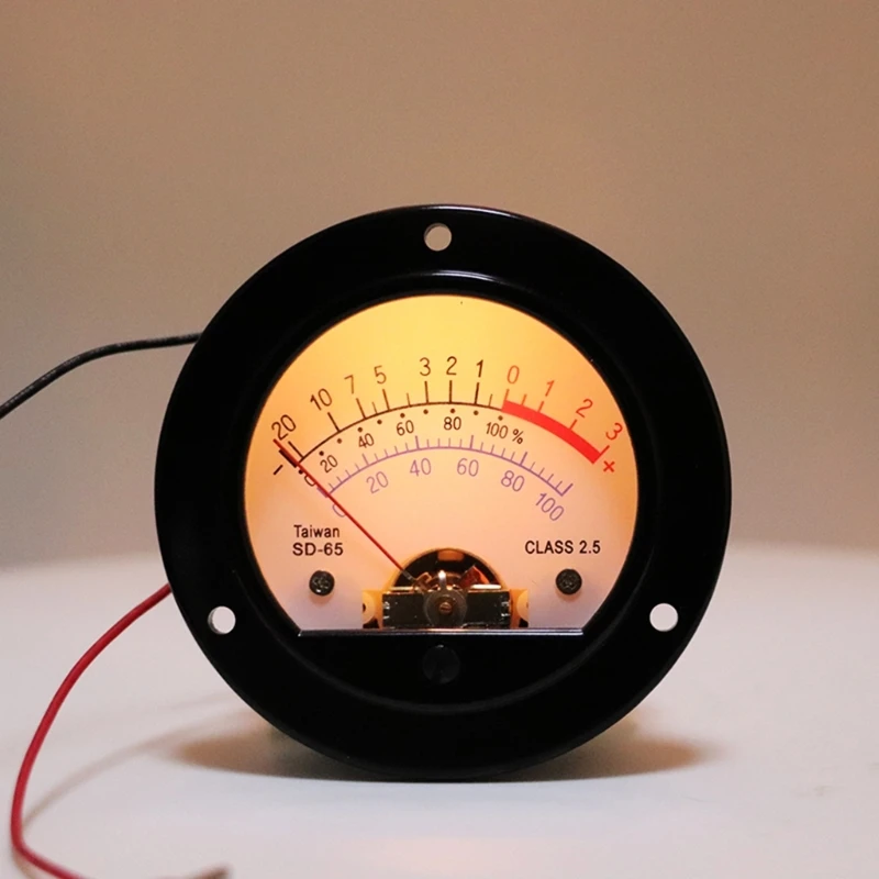 

Audio-Device Bike High-Precision VU-Ammeter DB-Meter with Lamp Bulb Power Discharge Mechanical Flat Meter with-Backlight
