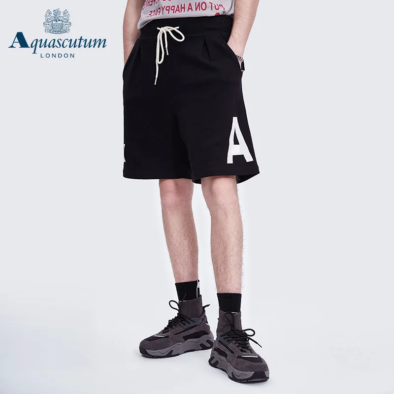 

Мужские спортивные шорты Aquascutum, повседневные брюки с пятью точками, весна-осень 2022