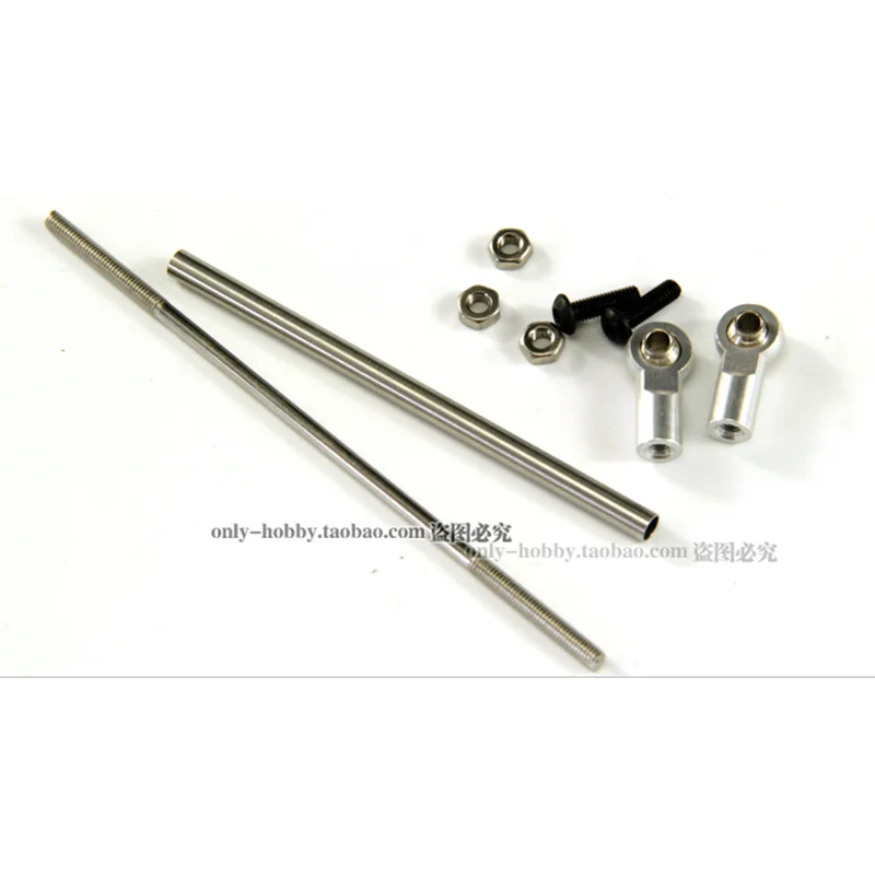 Metal Unpowered Axle Front Axle Steering Tie Rod for 1/14 Tamiya RC Truck Trailer Tipper Scania 770S Actros Volvo MAN LESU Part enlarge