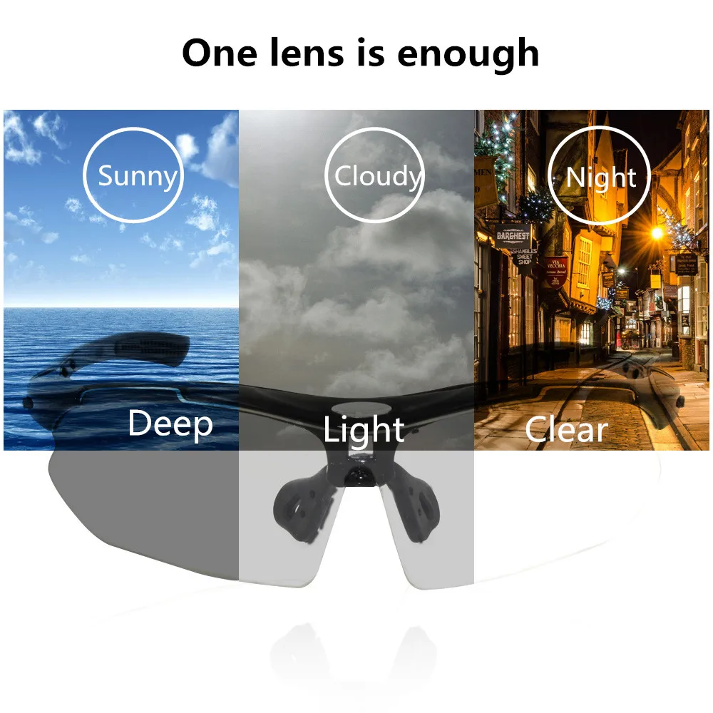 Солнцезащитные очки для мужчин и женщин фотохромные Обесцвечивающие горных