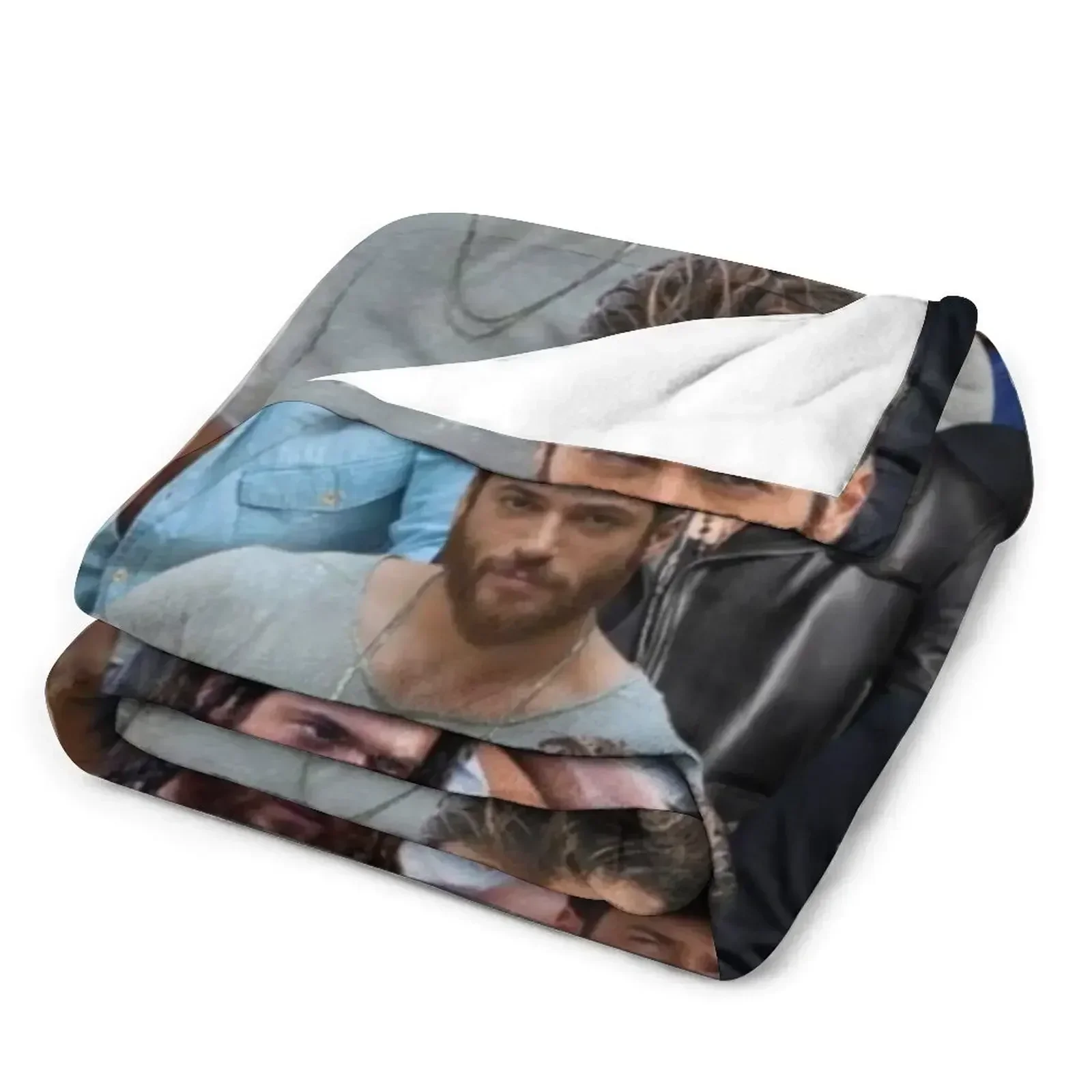 Фотоколлаж Can Yaman одеяло туристическое термобелье для дорожных одеял