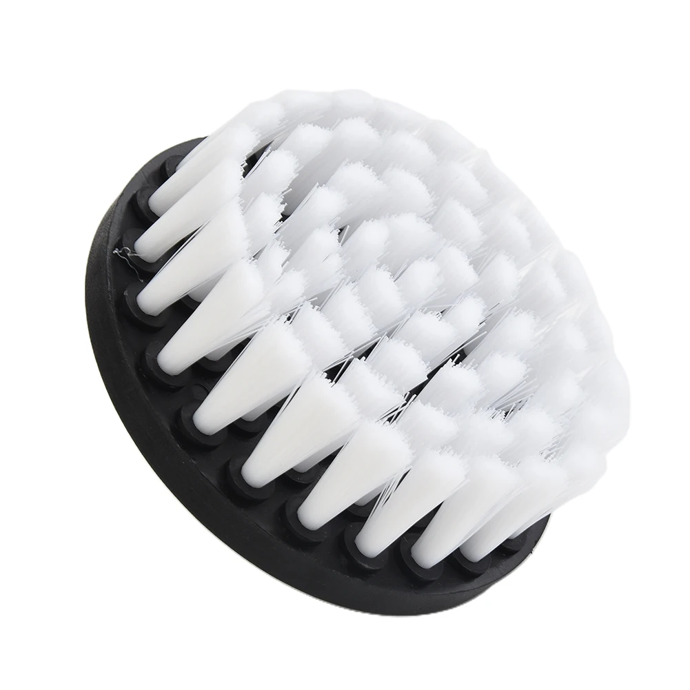 

2PCS 4Inch / 100mm Electric Drill Brush Plasstic Soft Brush For Cleaning Carpet Leather Home DIY Power Tools Accessories