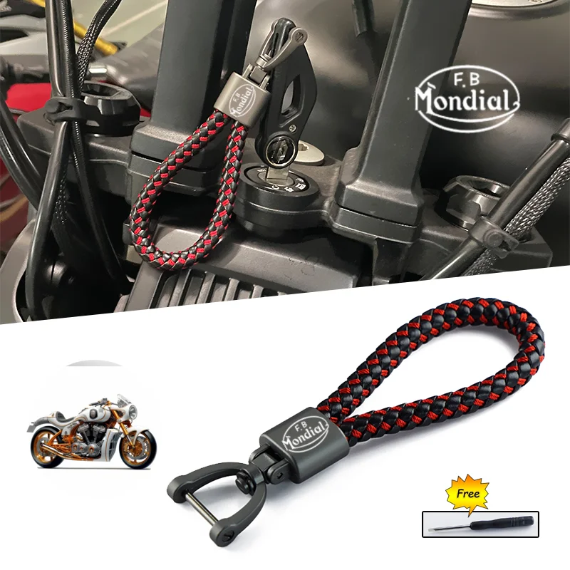 

For FB Mondial Flat Track HPS 125 300 Hipster Imola SMT SMX 125 Enduro Motard Motorcycle High Quality Accessories Zinc Keychain