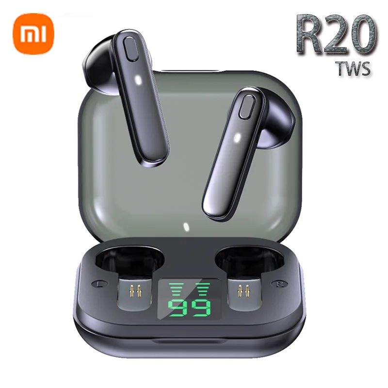 

Xiaomi 2021 R20 TWS Earphone Bluetooth5.0 Wireless Headset Deep Bass Earbuds True Wireless Stereo Headphone With Mic Sport