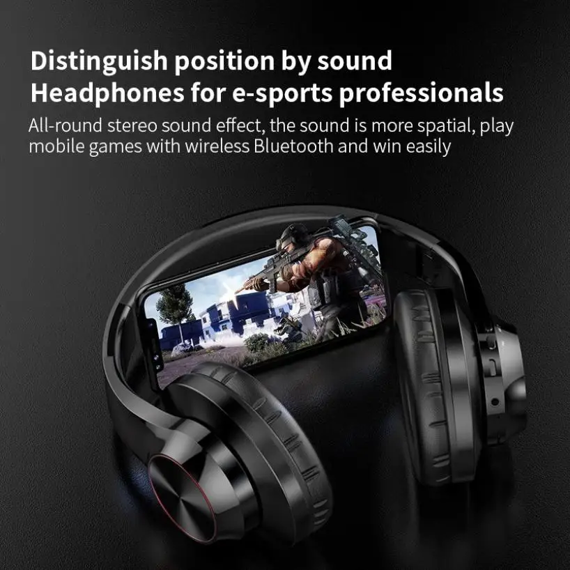 xiaomi bluetooth headphones wireless gaming headset foldable music earphones sports earburds mic for mobile phone pc laptop free global shipping