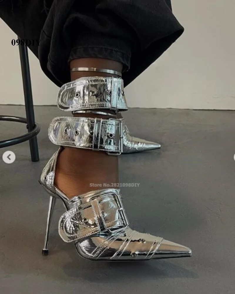 Туфли женские на высоком каблуке пикантные туфли-лодочки заостренный носок