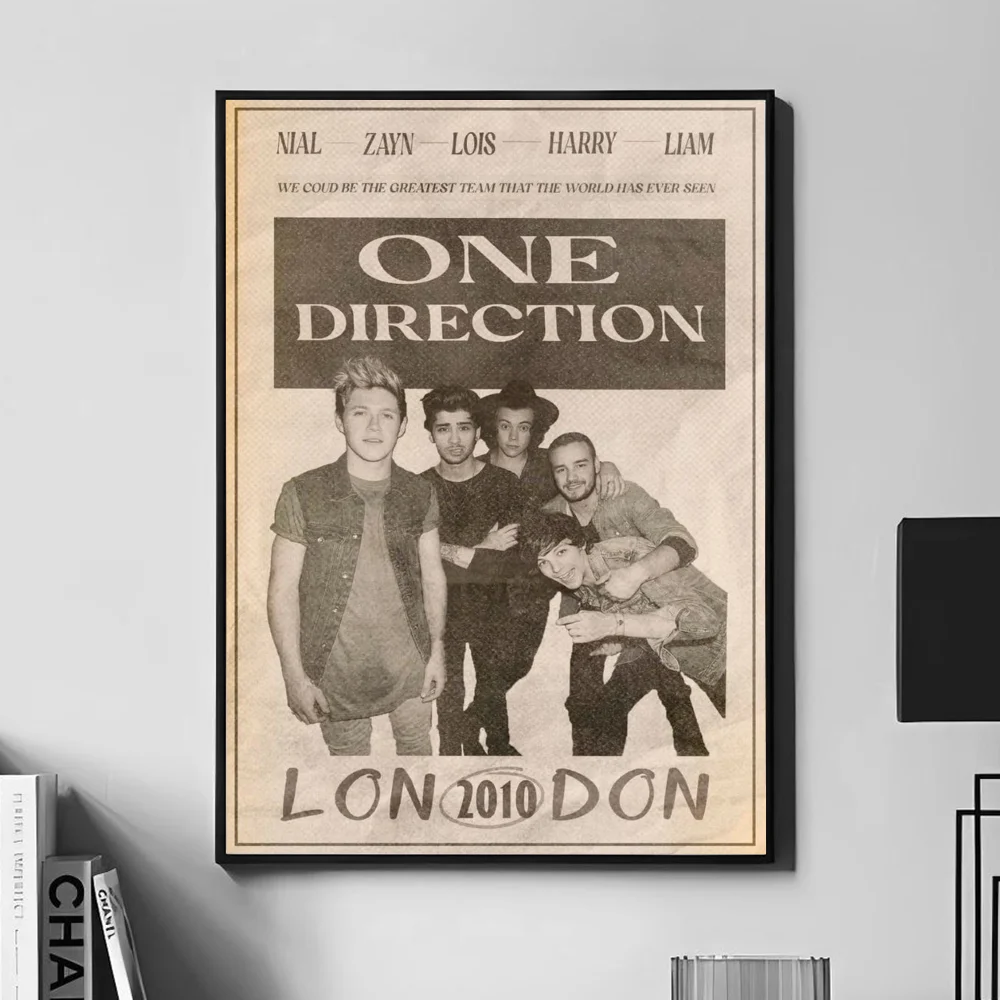 British Popular Group O-one D-direction Poster Wall Art Home Decor Room Digital Painting Living Restaurant Kitchen Ar