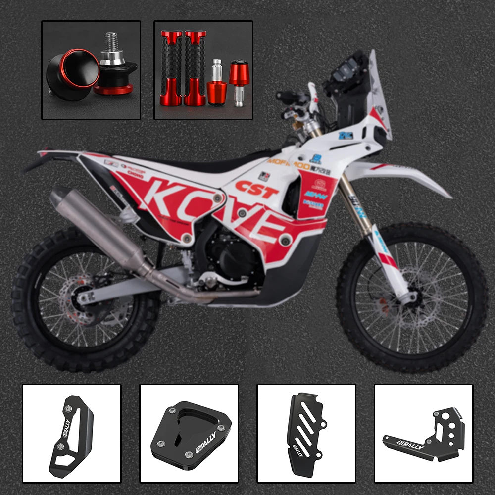 

Накладки на задний тормозной цилиндр мотоцикла для KOVE 450 ралли 450 ралли 2022 2023 2024 Защитная крышка и наконечники руля