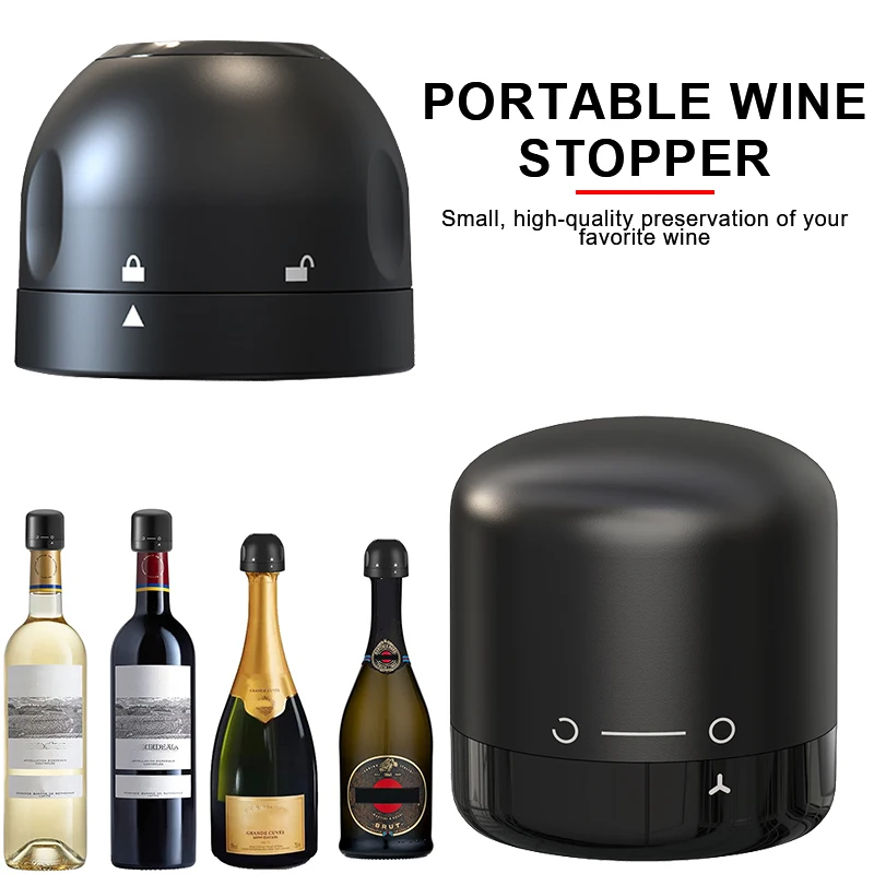 

Вакуумная Крышка для бутылки красного вина, пробка для бутылки шампанского, удерживающая свежесть, пробка для вина, инструменты для бара, Пы...