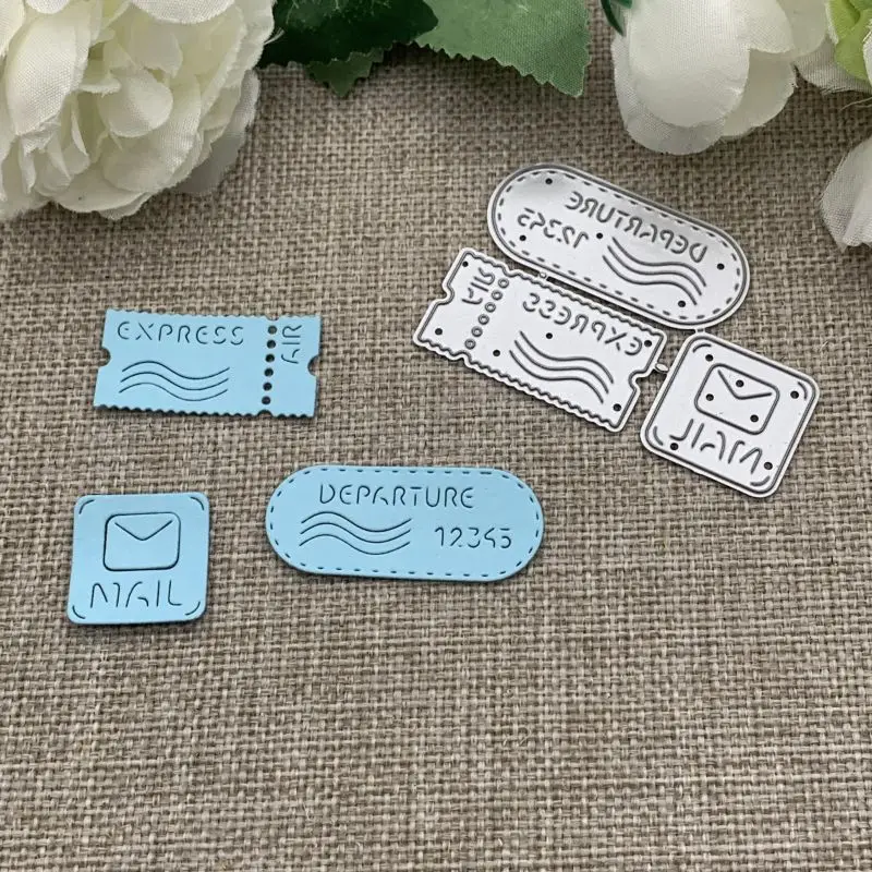 Технические металлические штампы трафареты для рукоделия скрапбукинг