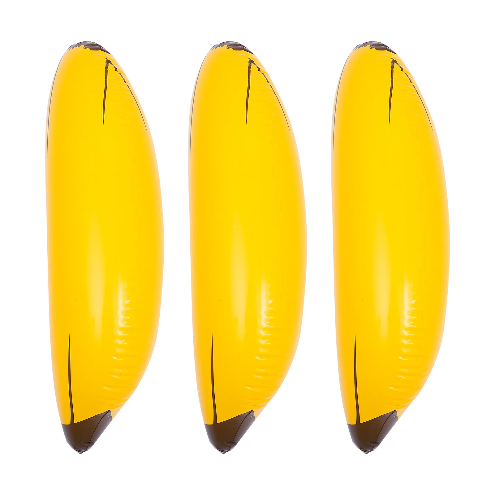 

3 Pcs Inflatable Banana Toy Pool Party Game Toss Supplies Swimming Engagement Pvc Bridal Shower Child Funny