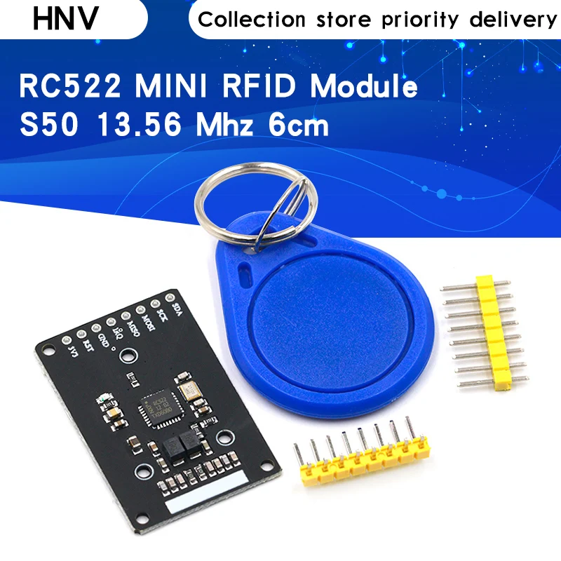 Мини RFID модуль RC522 наборы S50 13 56 МГц 6 см с бирками SPI запись и чтение для arduino uno 2560 |